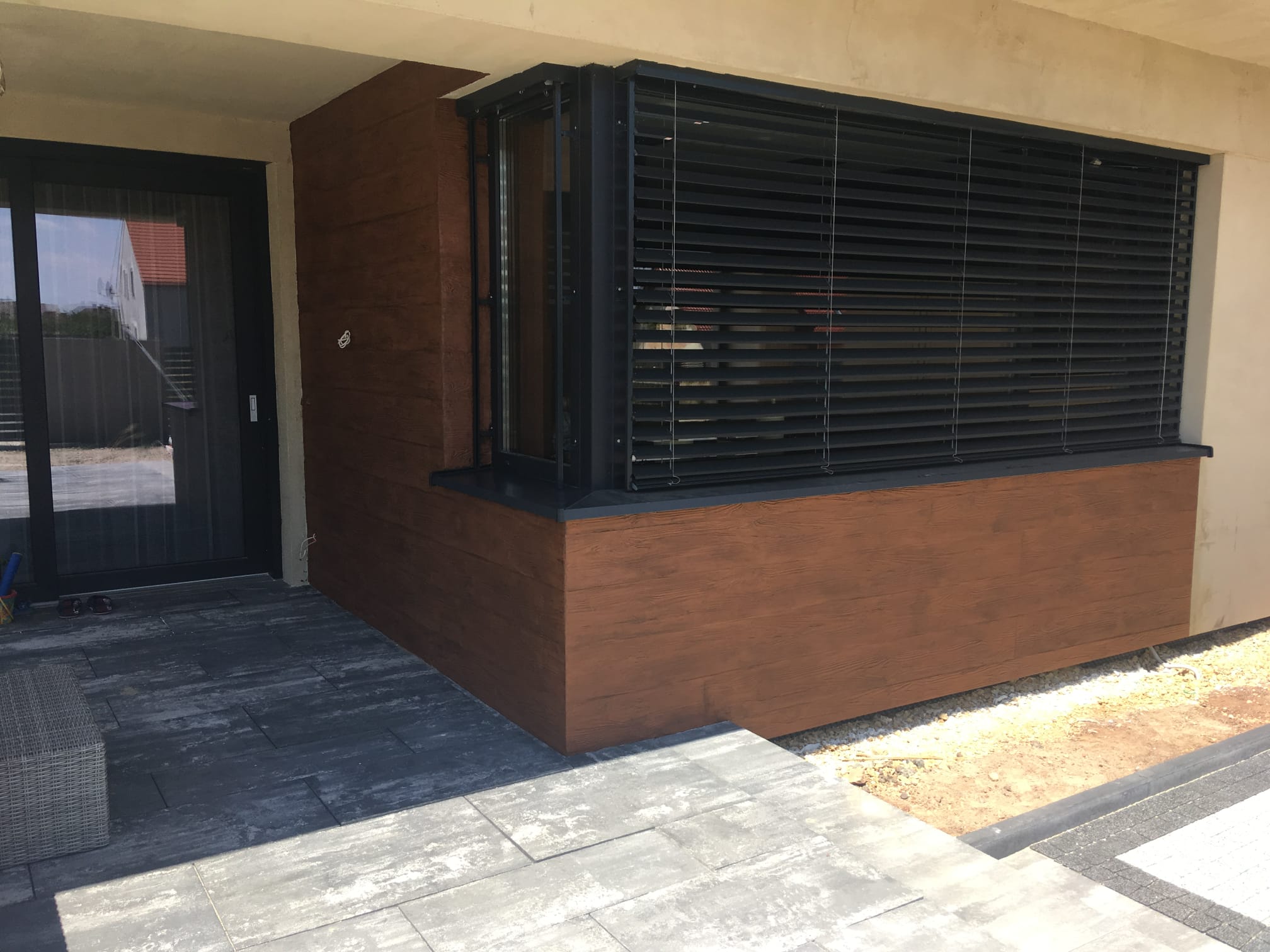 Elewacja domu jednorodzinnego Chorzów